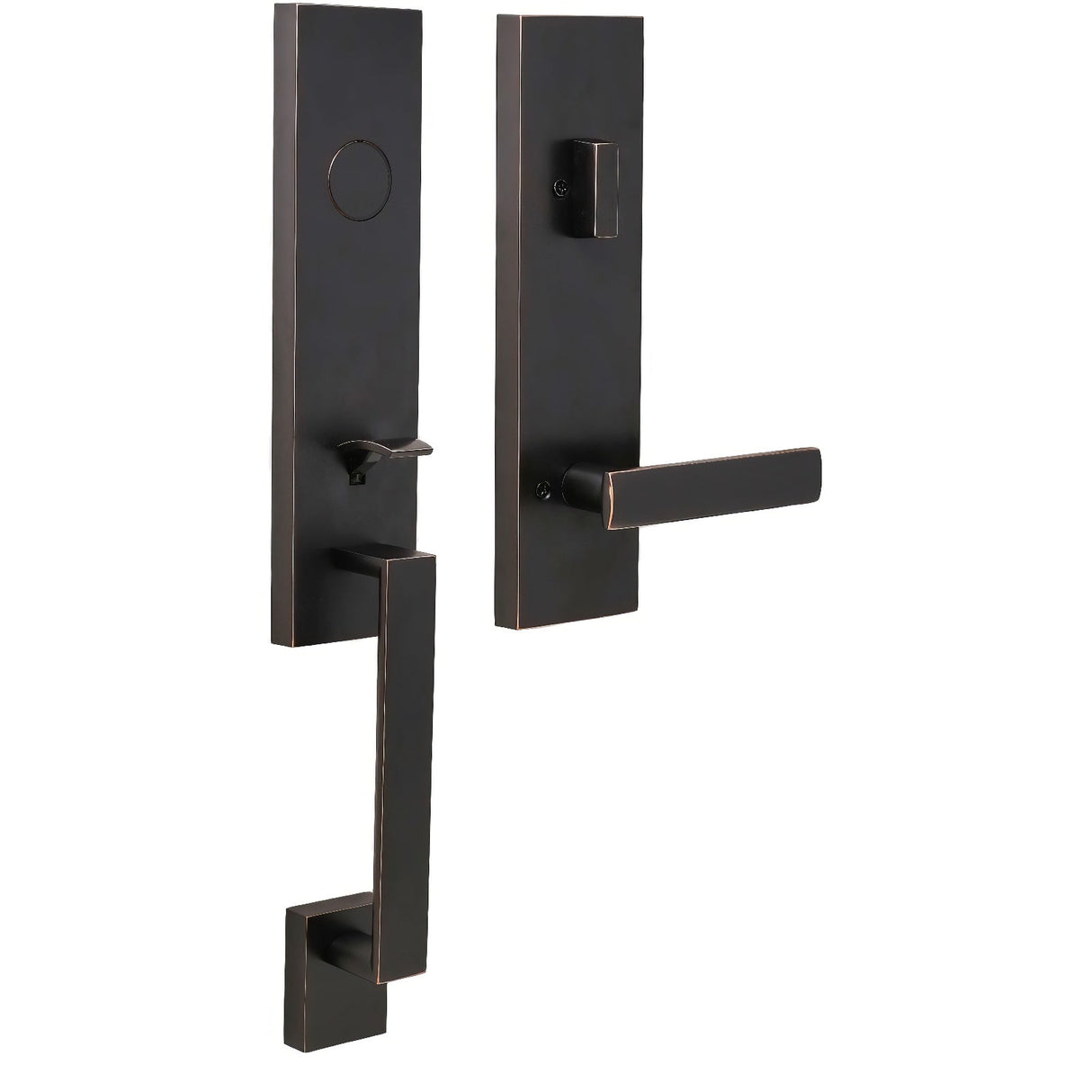 Weslock 02875-1310020 oil rubbed bronze dummy handleset
