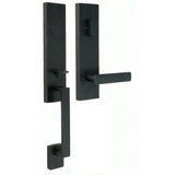 Weslock 02875-2320020 matte black dummy handleset