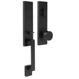 Weslock 02875-2420020 matte black dummy handleset