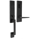 Weslock 02875-2720020 matte black dummy handleset