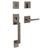 Weslock 02880-N7NFR2D satin nickel single cylinder handleset