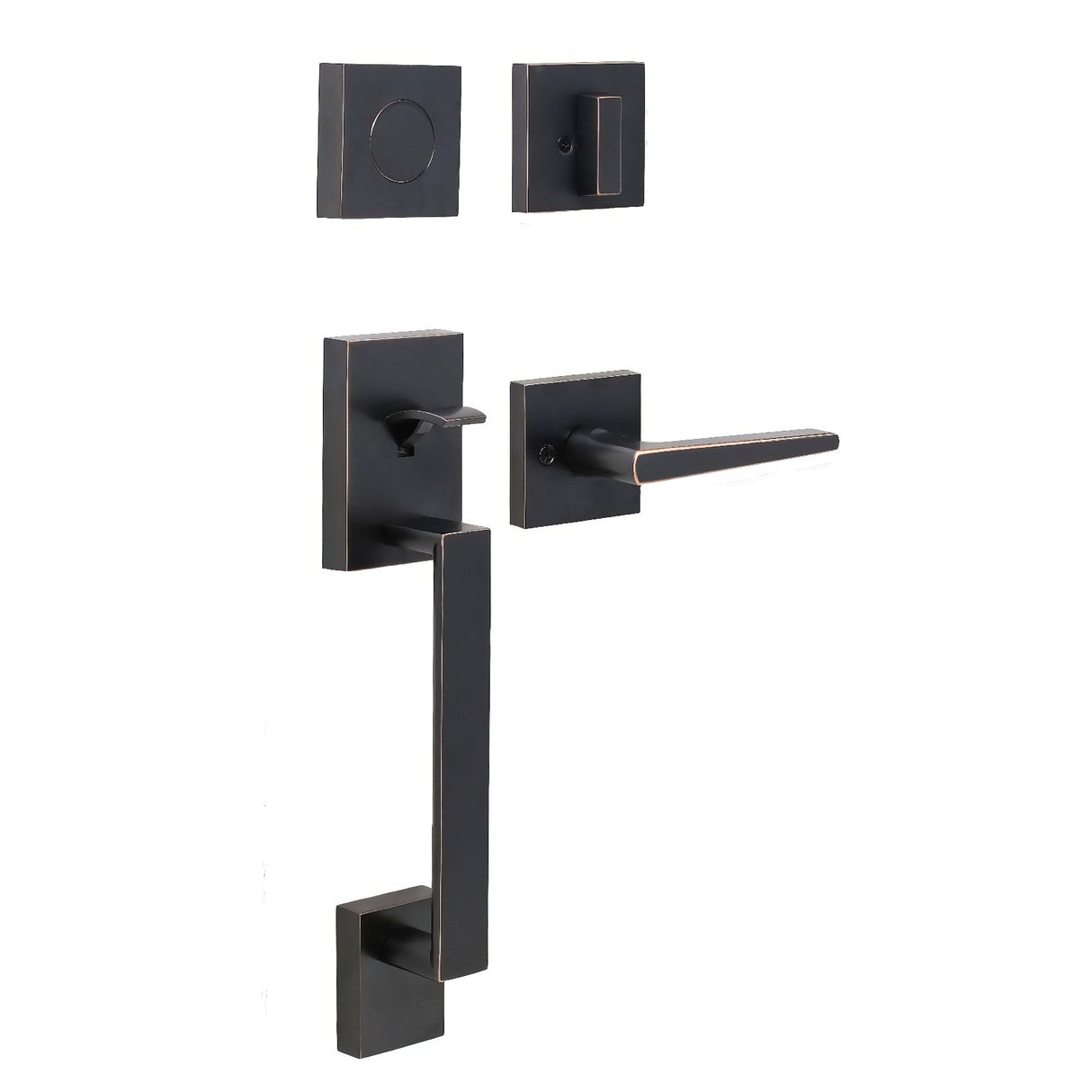 Weslock 02885-1710020 oil rubbed bronze dummy handleset