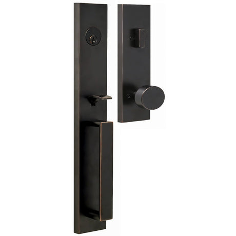 Weslock 02890-141SL2D oil rubbed bronze single cylinder handleset