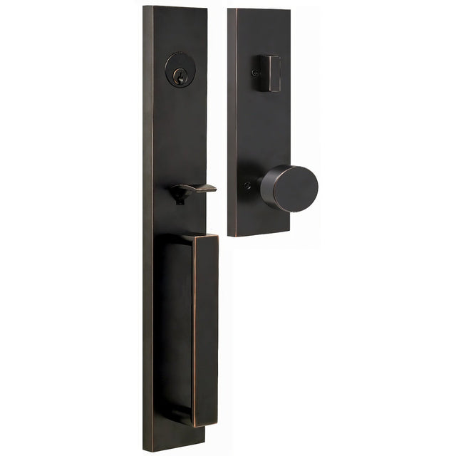 Weslock 02890-141SL2D oil rubbed bronze single cylinder handleset