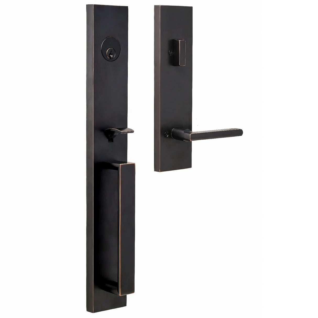 Weslock 02890-151SL2D oil rubbed bronze single cylinder handleset
