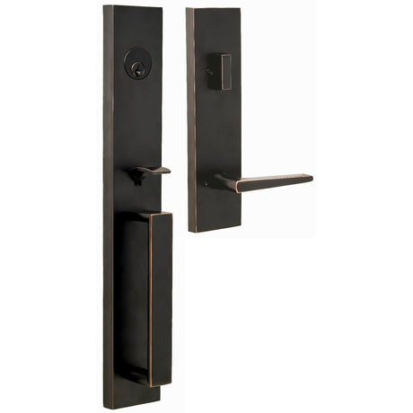 Weslock 02890-171SL2D oil rubbed bronze single cylinder handleset