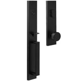 Weslock 02890-242SL2D matte black single cylinder handleset