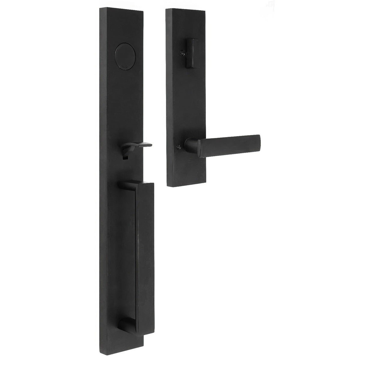 Weslock 02895-2320020 matte black dummy handleset