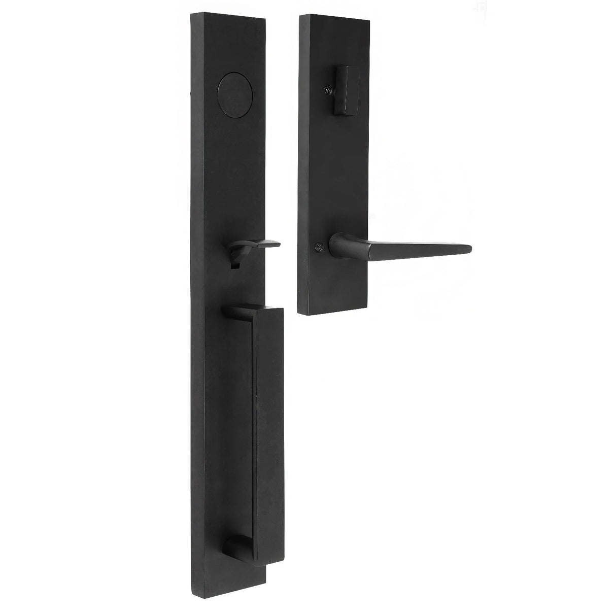 Weslock 02895-2720020 matte black dummy handleset