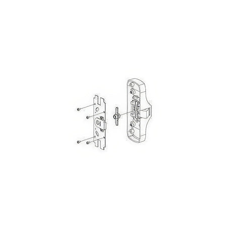 Von Duprin 05010110B oil rubbed bronze night latch backplate conversion kit