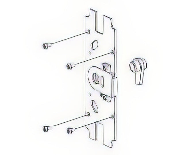 Von Duprin 05010610B oil rubbed bronze night latch backplate conversion kit