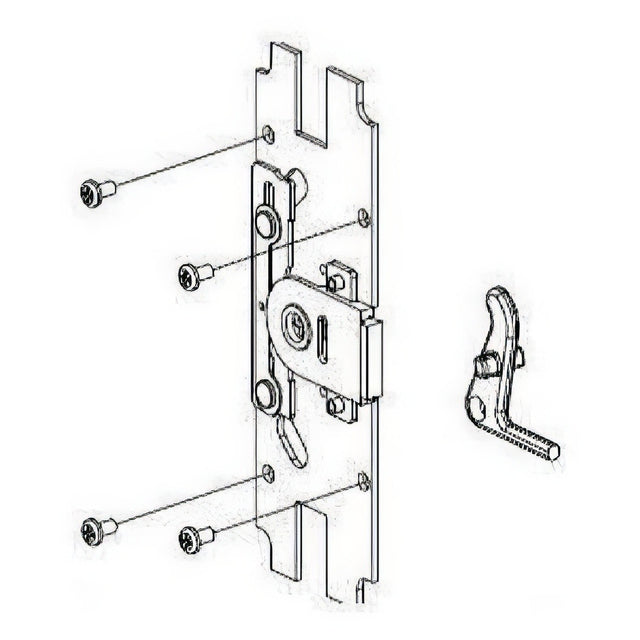 Von Duprin 05010710B oil rubbed bronze thumbpiece backplate conversion kit