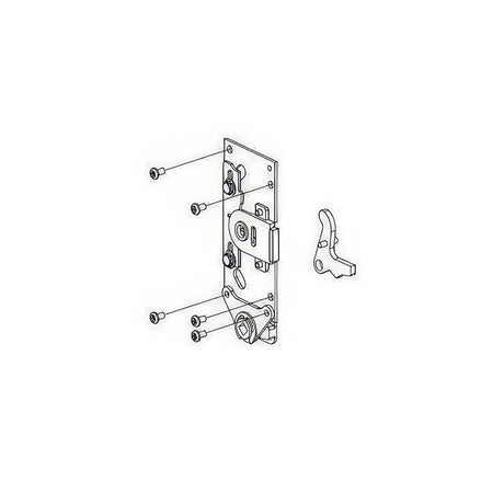 Von Duprin 05010810B oil rubbed bronze knob / lever backplate conversion