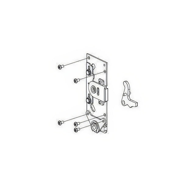 Von Duprin 05010810B oil rubbed bronze knob / lever backplate conversion