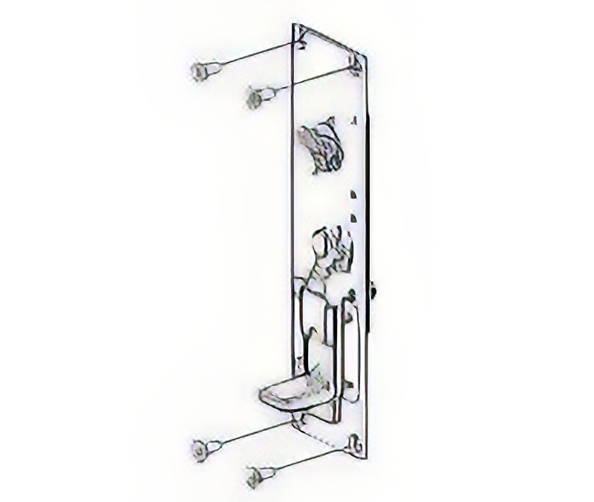 Von Duprin 050202 backplate conversion kit