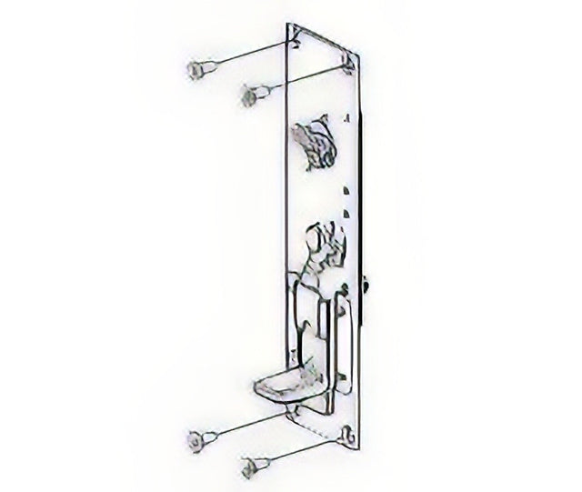 Von Duprin 050202 backplate conversion kit