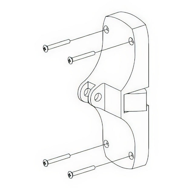 Von Duprin 05041026D satin chrome center case kit