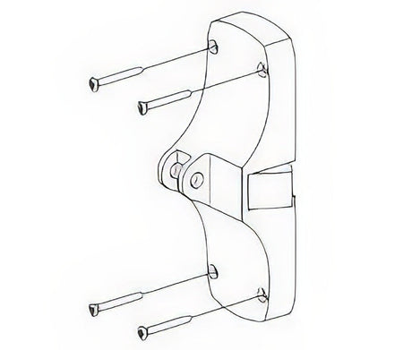 Von Duprin 0504164 satin brass center case kit
