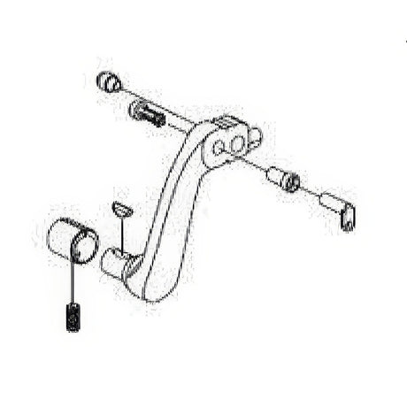 Von Duprin 05043810B rod exit device, additional view
