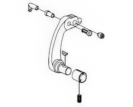 Von Duprin 05043910B rod exit device, additional view