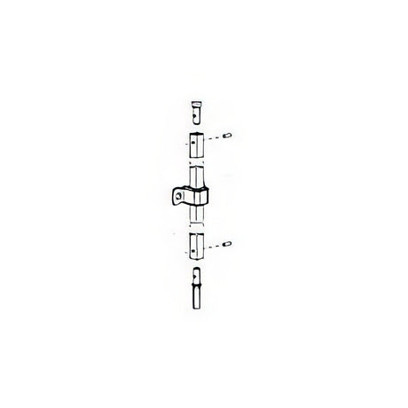 Von Duprin 05051532D satin stainless steel bottom rod kit