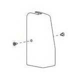 Von Duprin 0505664 satin brass latch case cover kit