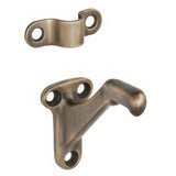 Ives 059A5 antique brass handrail bracket