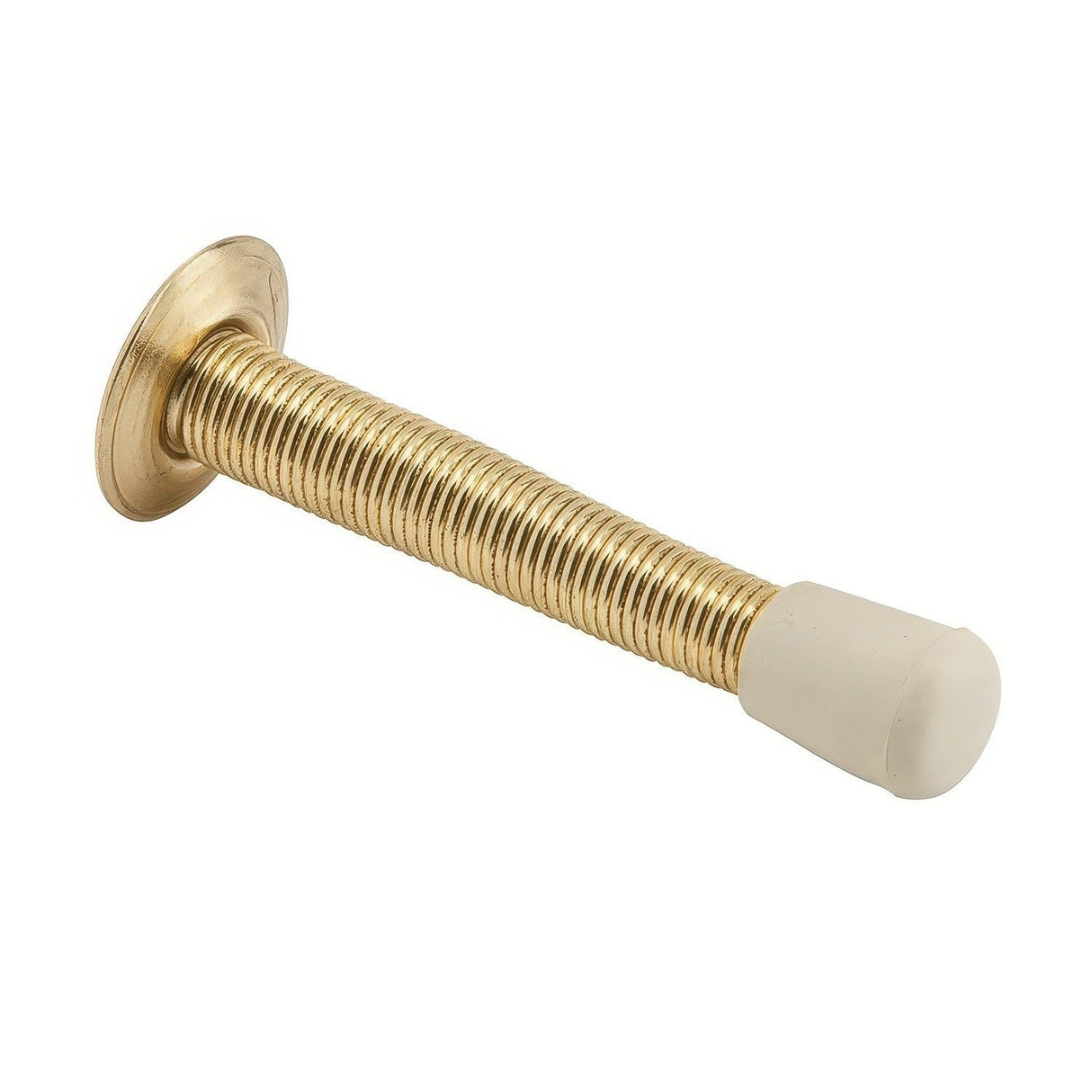 Ives 060F3 polished brass baseboard door stop