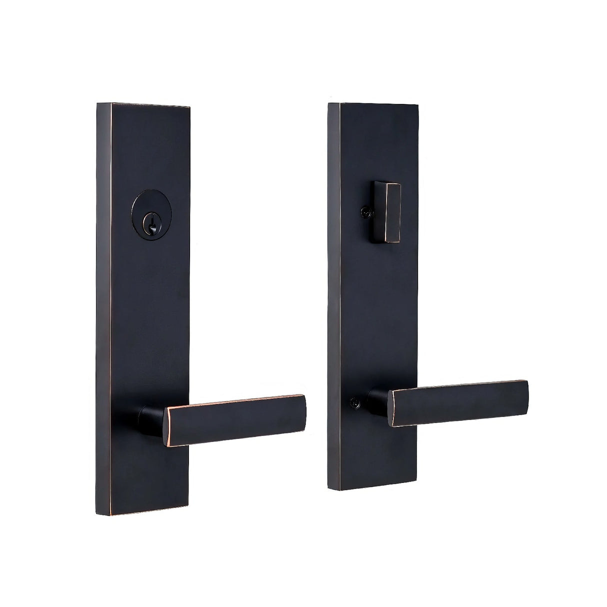 Weslock 066213131SL2D oil rubbed bronze single cylinder handleset