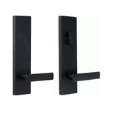 Weslock 066213232SL2D matte black single cylinder handleset