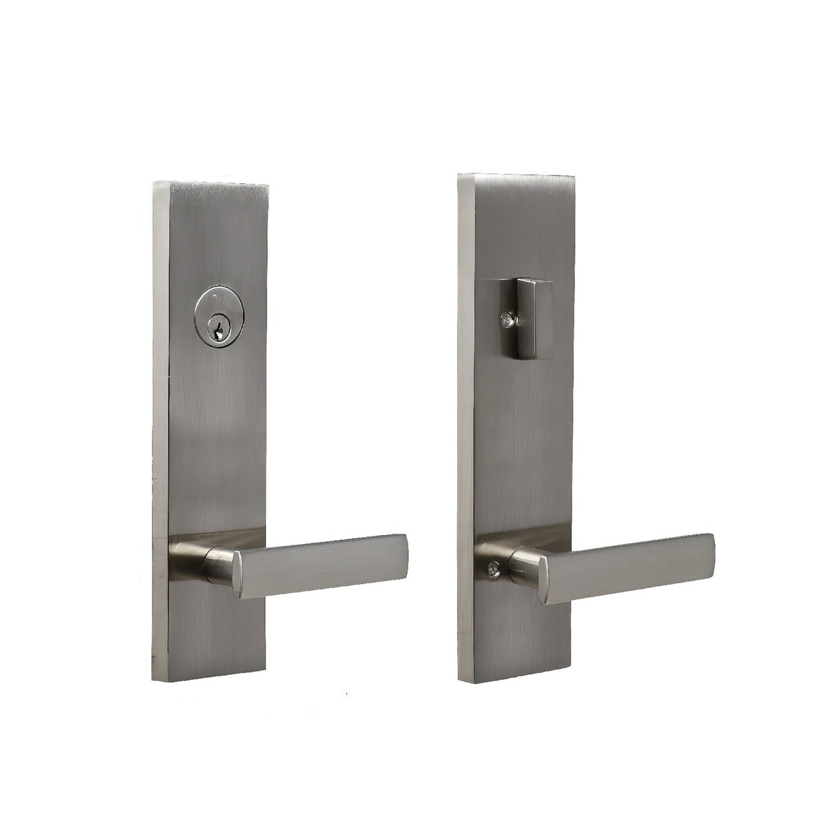 Weslock 066213N3NSL2D satin nickel single cylinder handleset