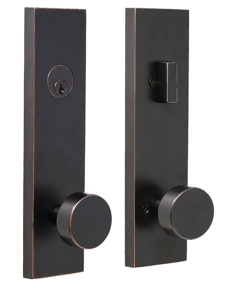 Weslock 066214141SL2D oil rubbed bronze single cylinder handleset