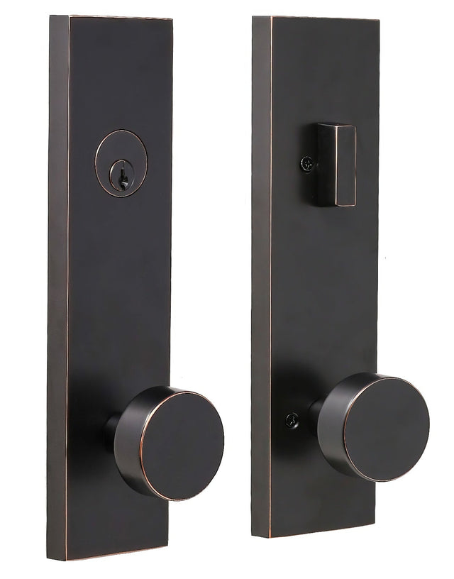 Weslock 066214141SL2D oil rubbed bronze single cylinder handleset