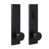 Weslock 066214242SL2D matte black single cylinder handleset