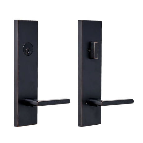 Weslock 066215151SL2D oil rubbed bronze single cylinder handleset