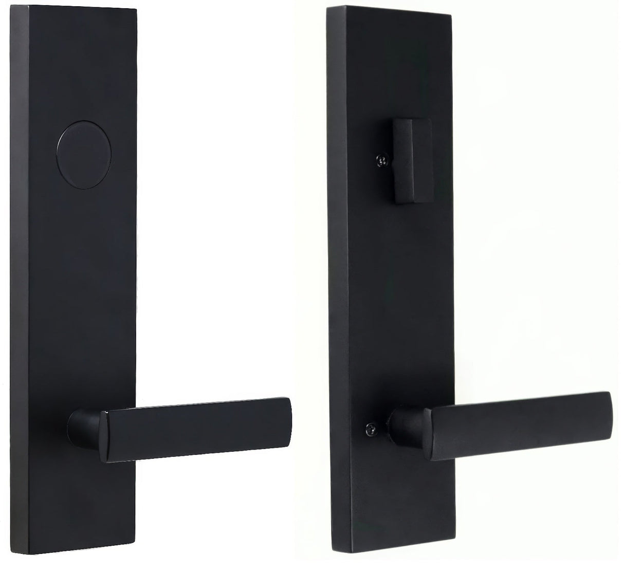 Weslock 0662532320020 matte black dummy handleset
