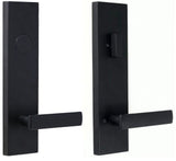 Weslock 0662532320020 matte black dummy handleset