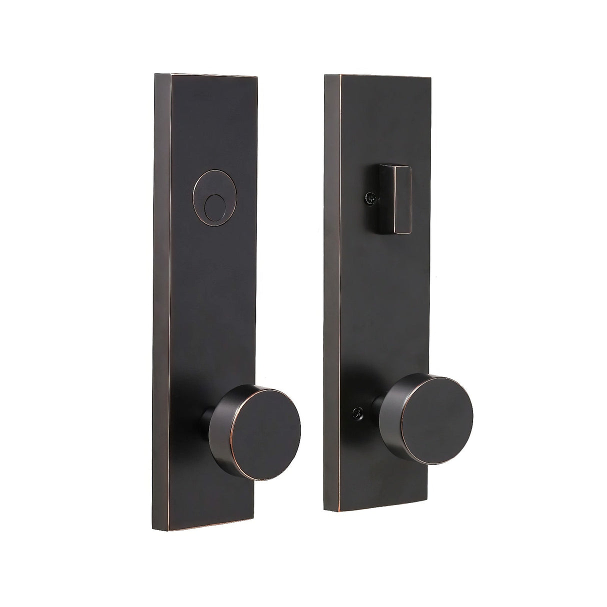 Weslock 0662541410020 oil rubbed bronze dummy handleset
