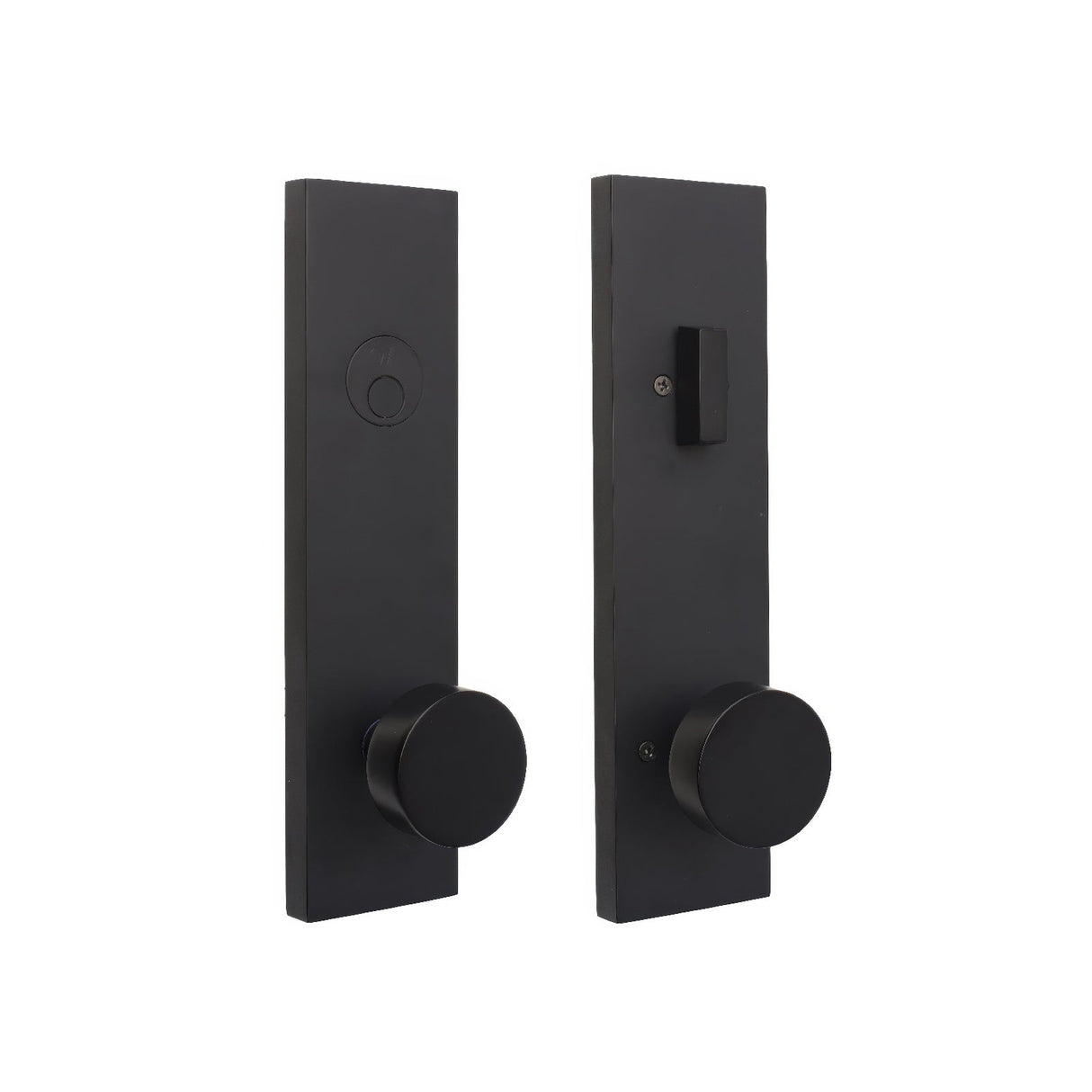 Weslock 0662542420020 matte black dummy handleset