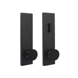 Weslock 0662542420020 matte black dummy handleset