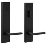 Weslock 0662552520020 matte black dummy handleset