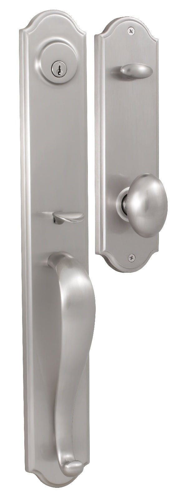 Weslock 06641-NJNSL2D satin nickel single cylinder handleset