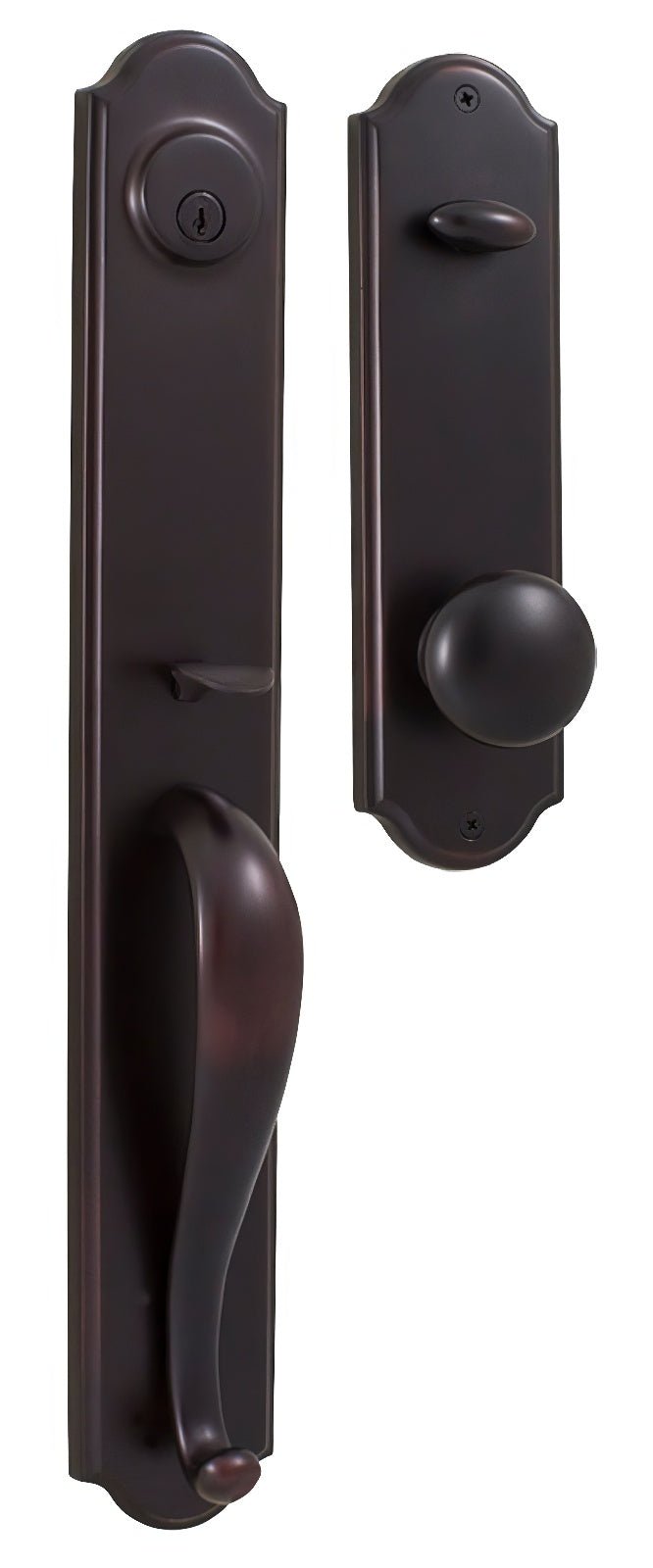 Weslock 06645-1110020 oil rubbed bronze dummy handleset