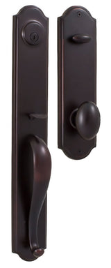 Weslock 06645-1J10020 oil rubbed bronze dummy handleset