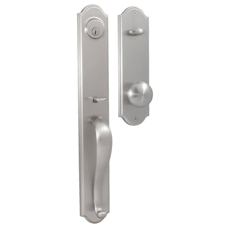 Weslock 06645-NIN0020 satin nickel dummy handleset