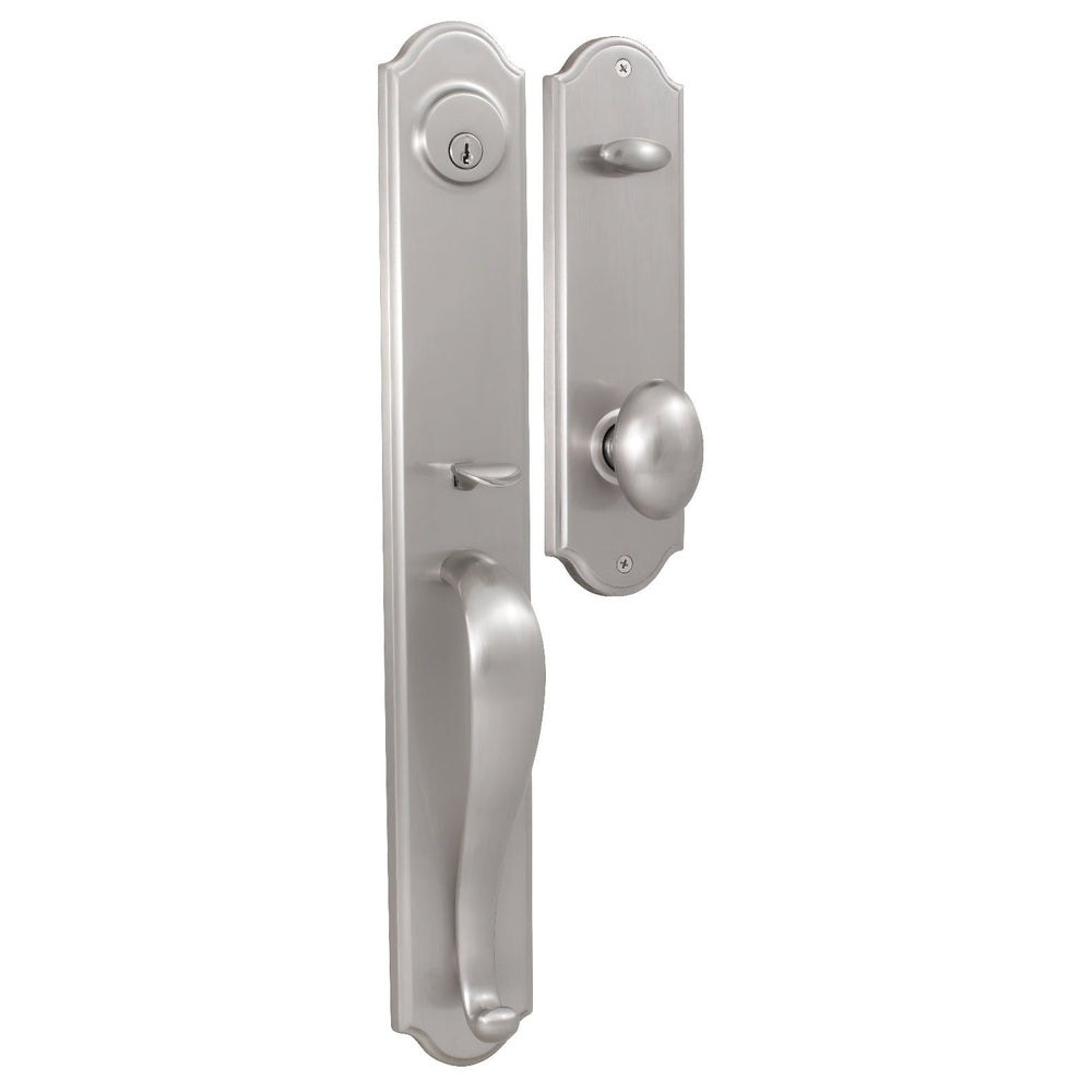 Weslock 06645-NJN0020 satin nickel dummy handleset