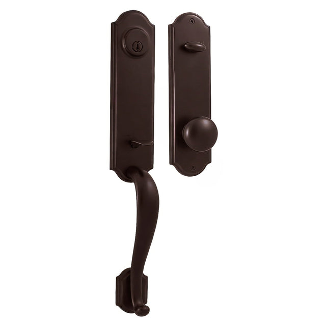 Weslock 06651-1I1SL2D oil rubbed bronze single cylinder handleset