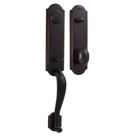 Weslock 06651-1J1SL2D oil rubbed bronze single cylinder handleset