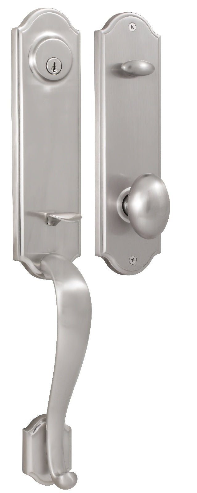 Weslock 06651-NJNSL2D satin nickel single cylinder handleset