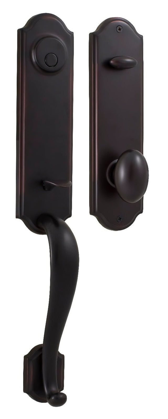 Weslock 06655-1J10020 Mansion dummy handleset, front view